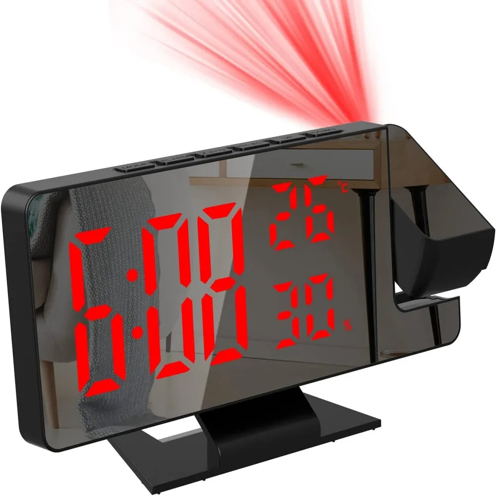 180° Rotation Alarm Clock