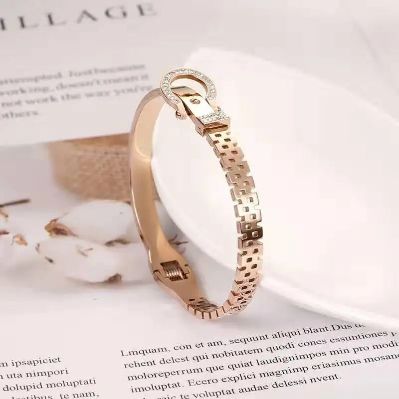 Women Cuffs Bracelet Stainless Steel