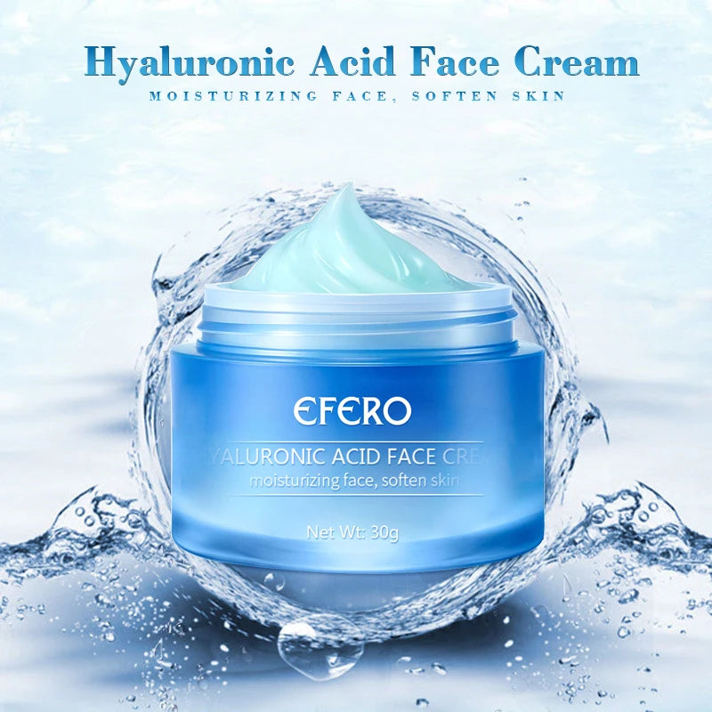 Crema viso all'acido ialuronico