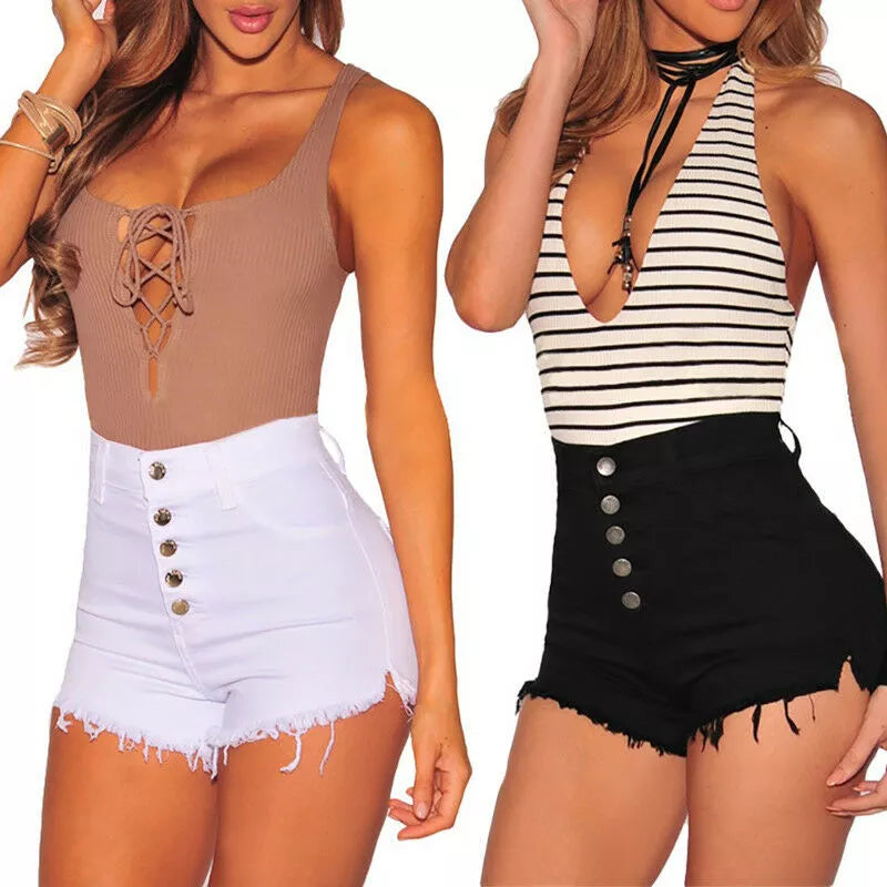 Women Elastic Casual Short