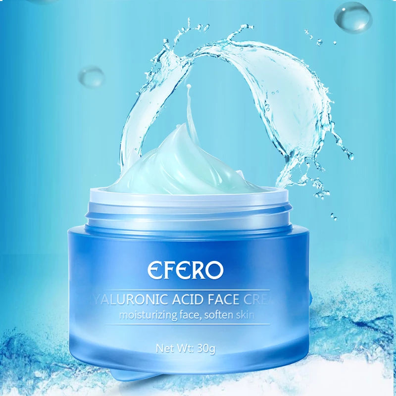 Crema viso all'acido ialuronico
