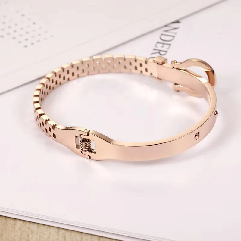 Women Cuffs Bracelet Stainless Steel