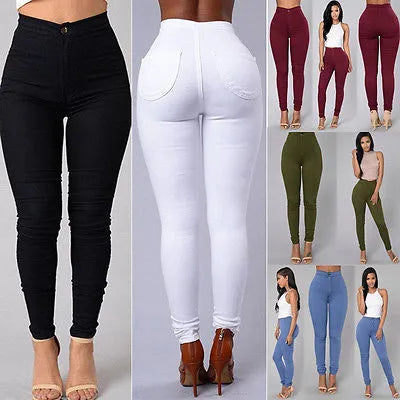 Women Skinny Pants Stretch - admstore