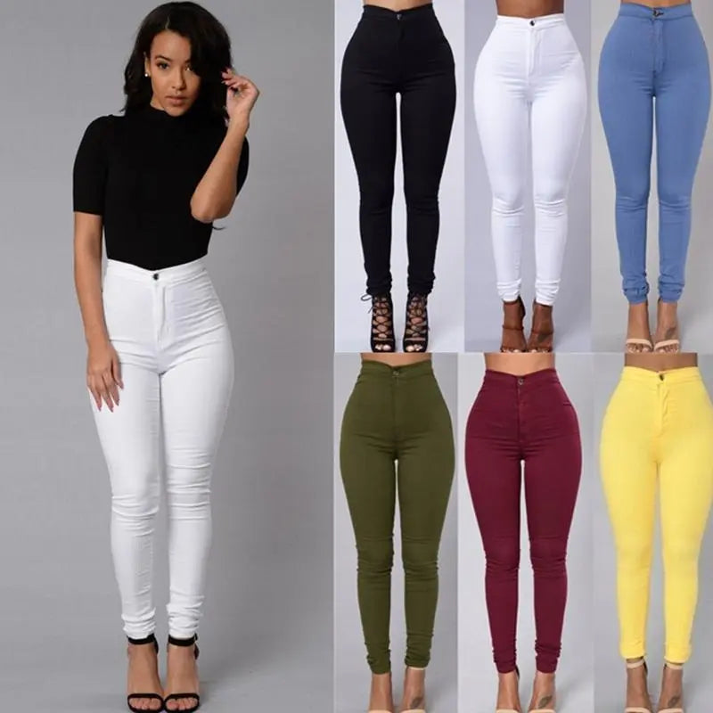 Women Skinny Pants Stretch - admstore