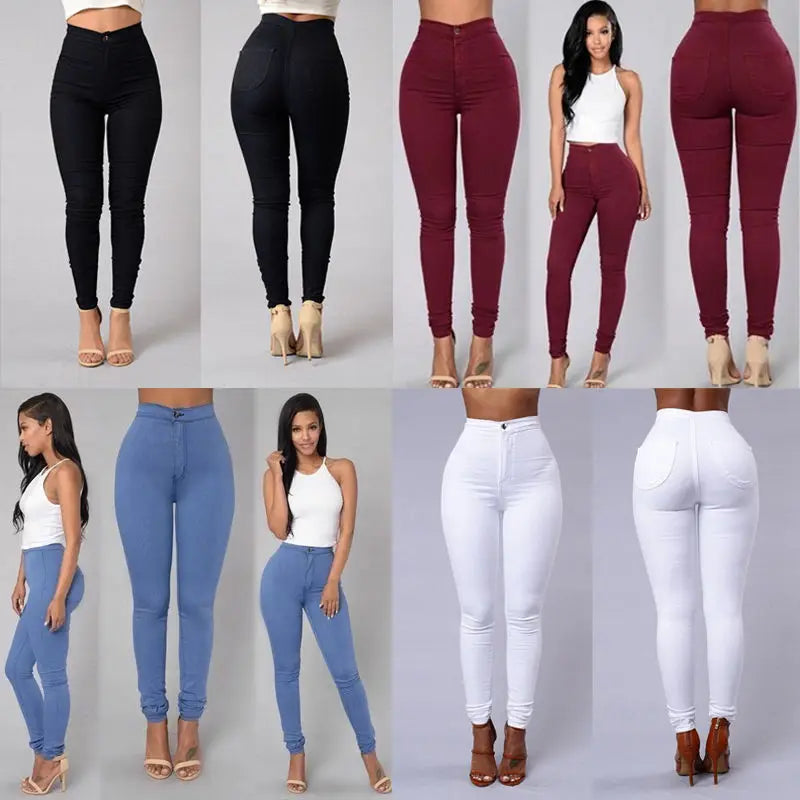 Women Skinny Pants Stretch - admstore