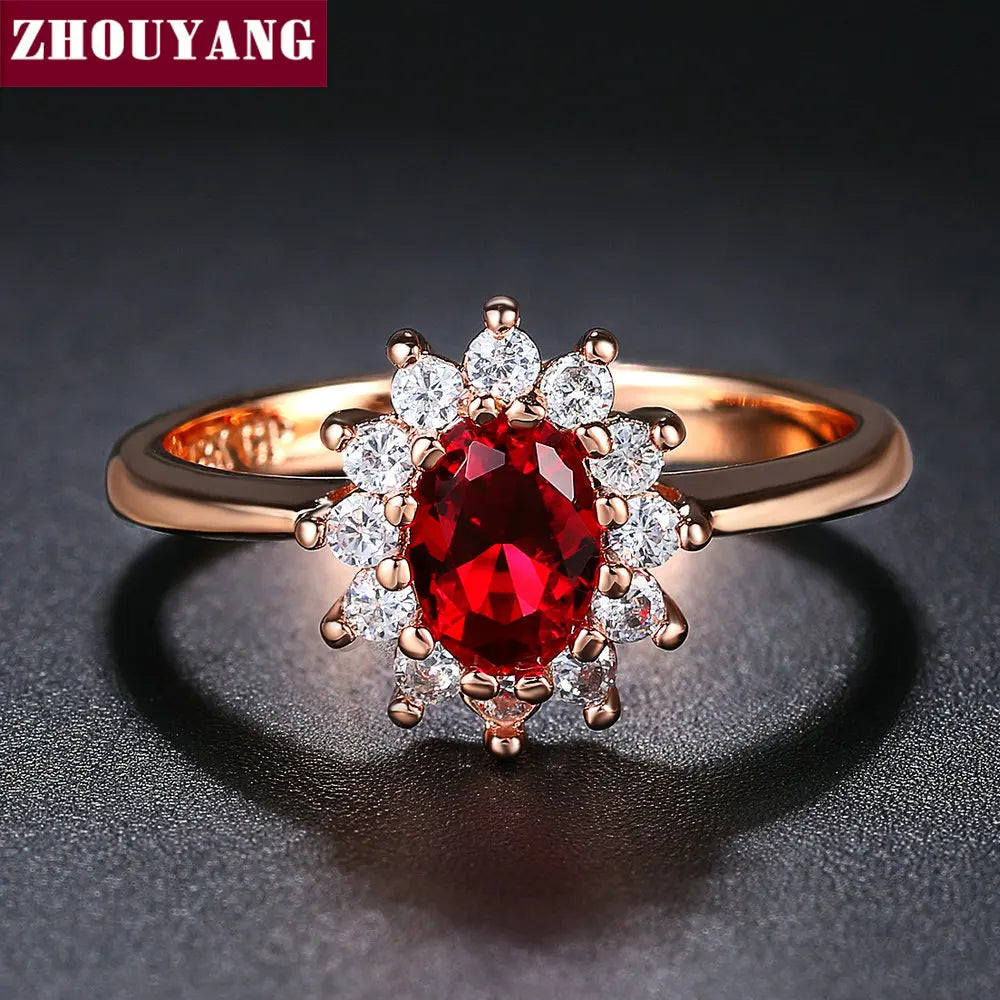 Wedding Ring Blue Crystal - admstore