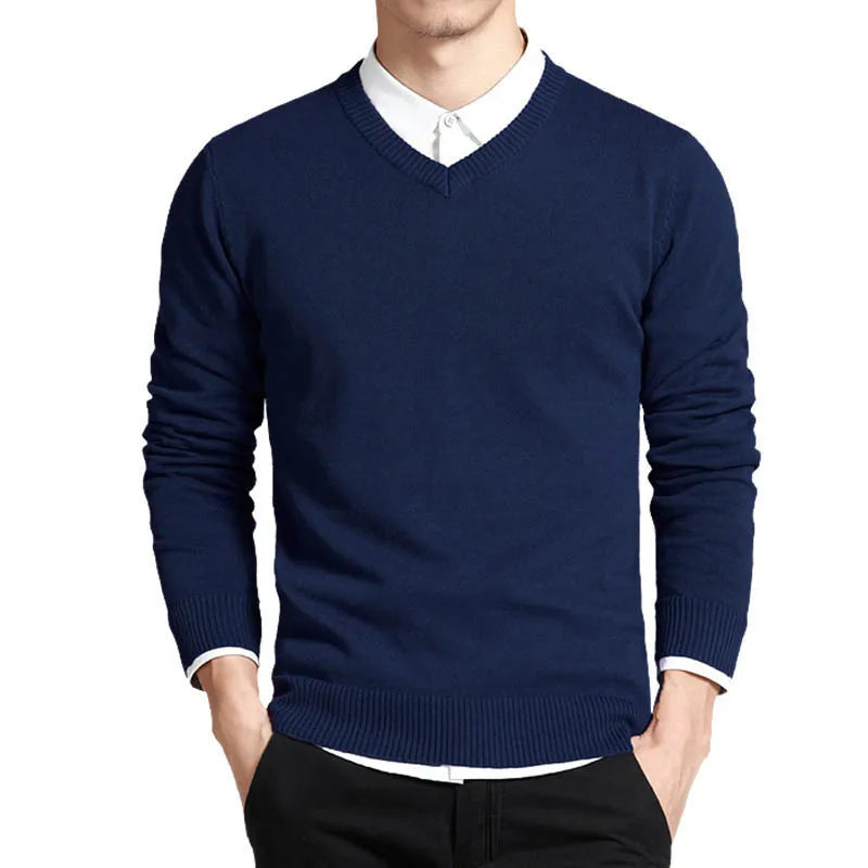 Cotton Sweater Men Long Sleeve - admstore