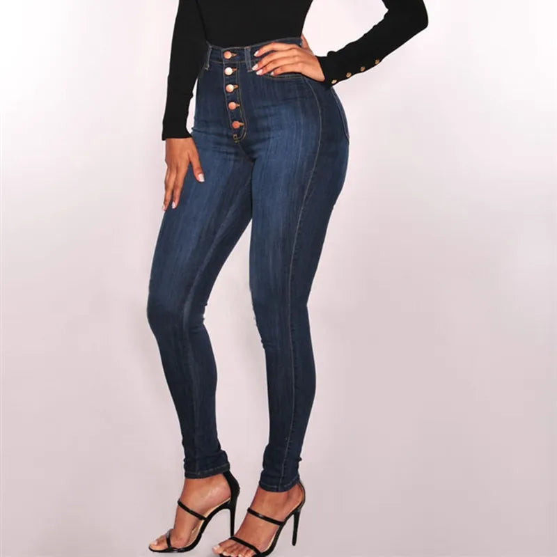 Jeans For Women Elastic Stretch - admstore