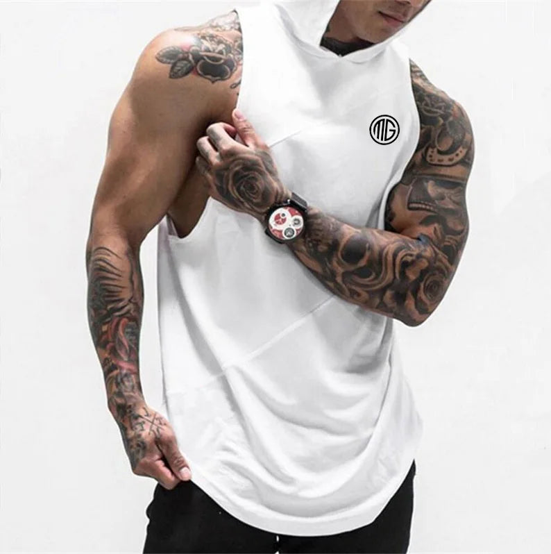 Men Sleeveless Cotton Shirt