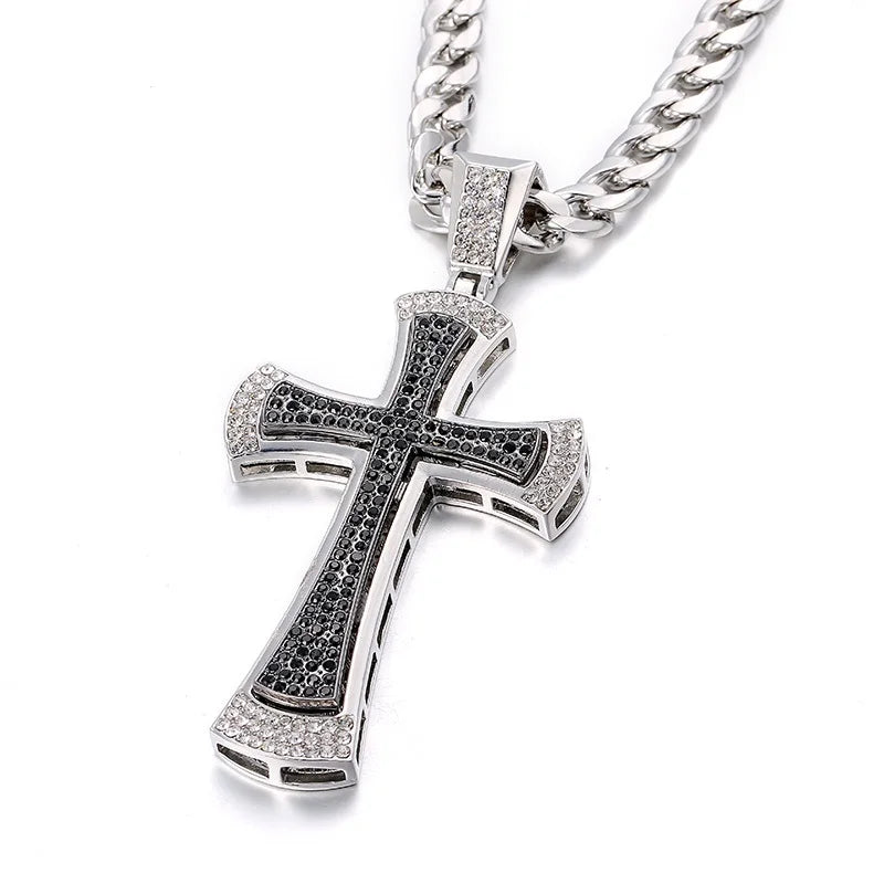 Double Layer huge Cross Necklace - admstore