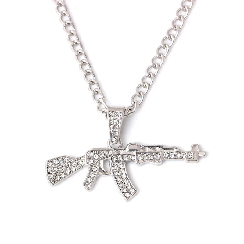 AK47 Necklace Stainless - admstore