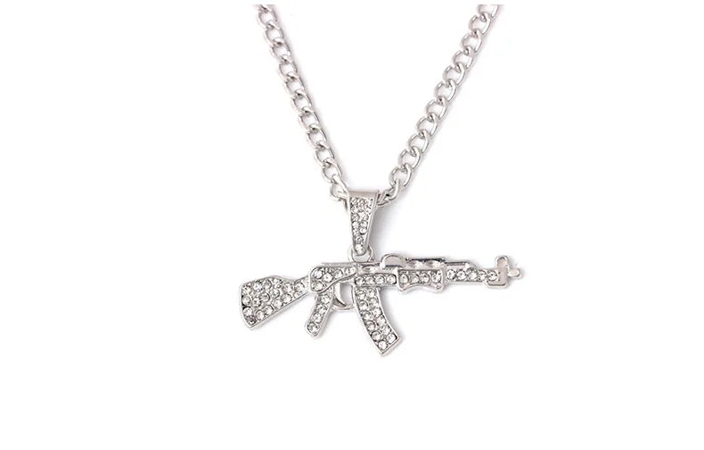 AK47 Necklace Stainless - admstore