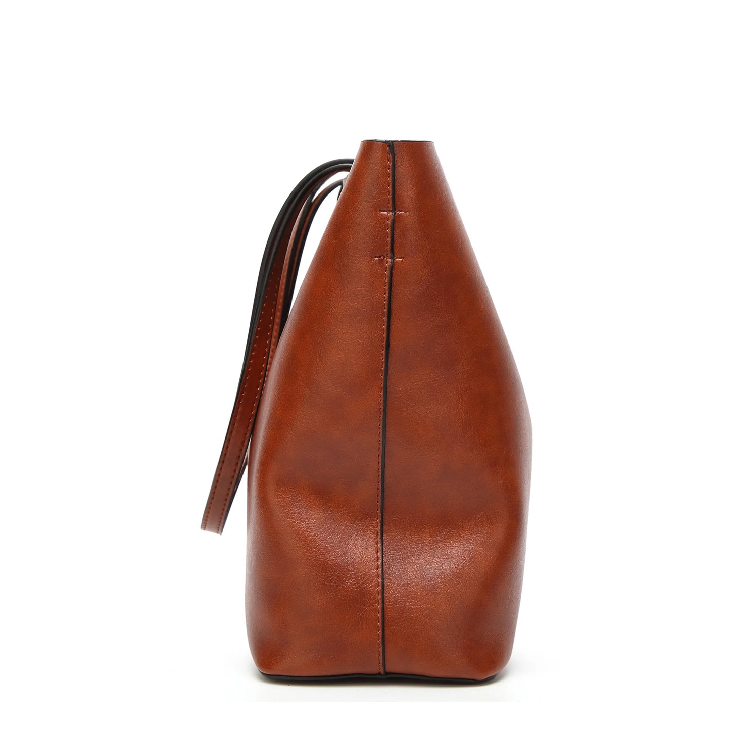 Women Waxing Leather bucket bag