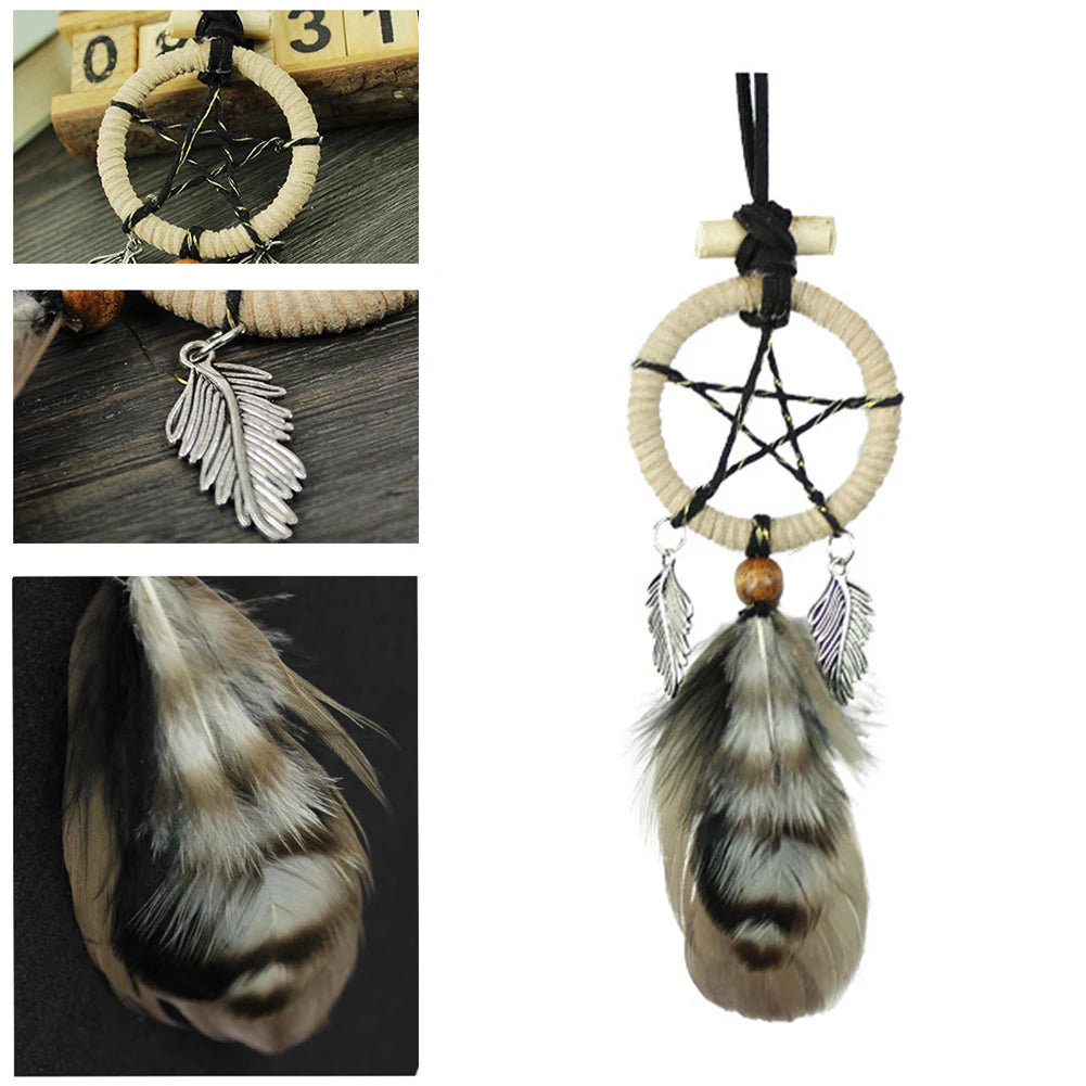Dream Catcher Colorful Feathers