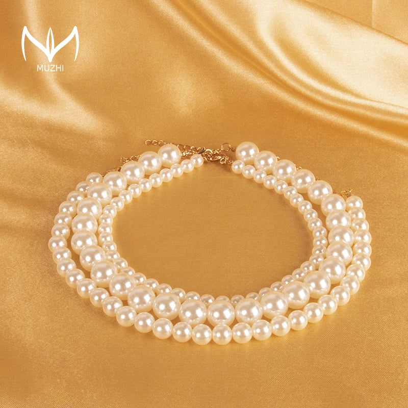 Women Pearl Necklace 14mm High Quality