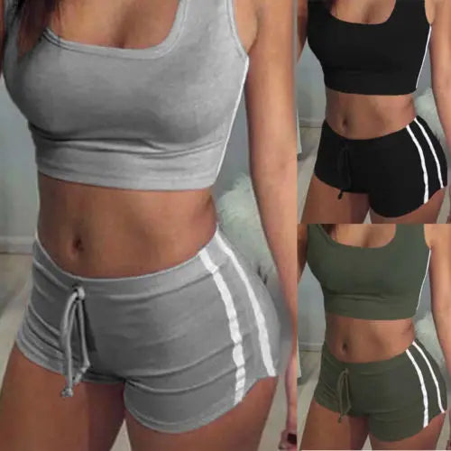 Women 2pcs Fashion Sexy Tracksuit