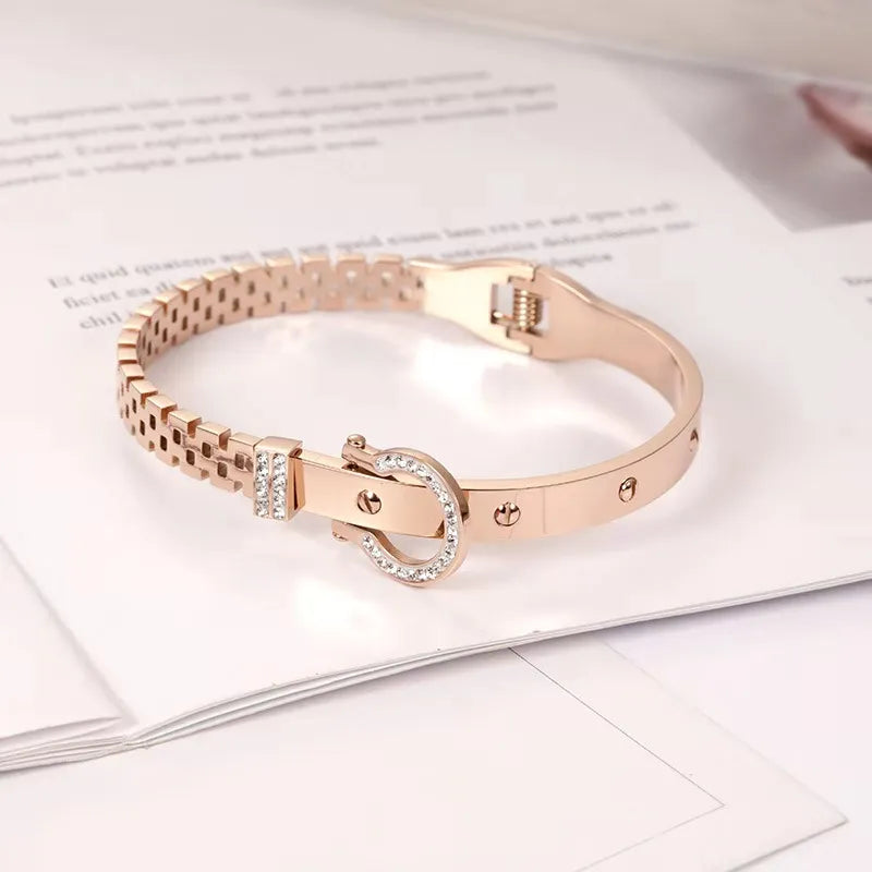 Women Cuffs Bracelet Stainless Steel