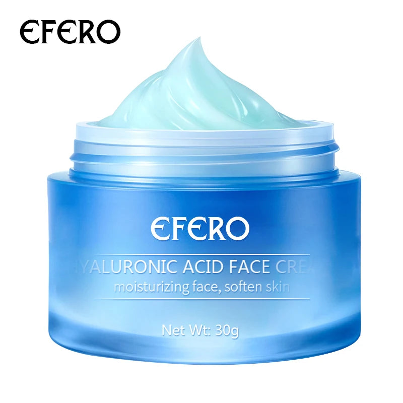 Crema viso all'acido ialuronico