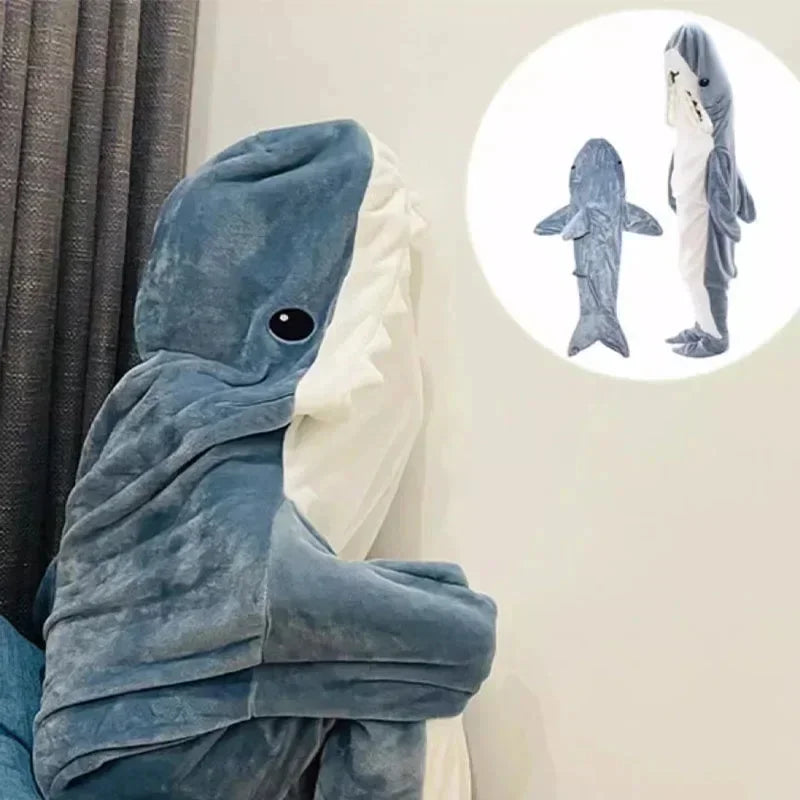Cartoon Shark Blanket