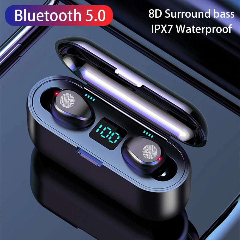 TWS F9 Earphone Sport 5.1 Bluetooth