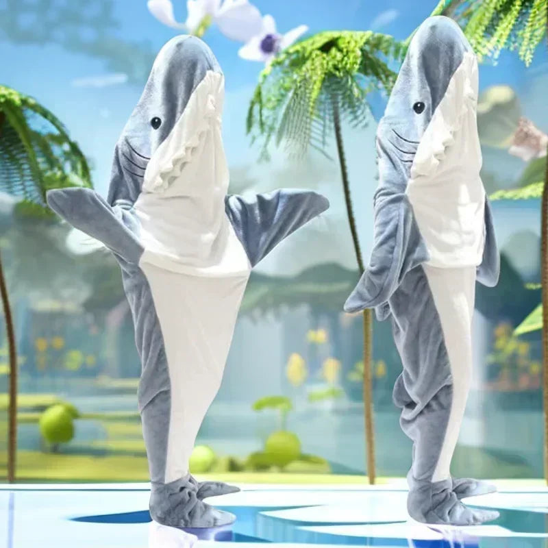 Cartoon Shark Blanket