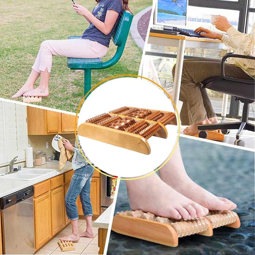 Wooden Foot Massager - admstore