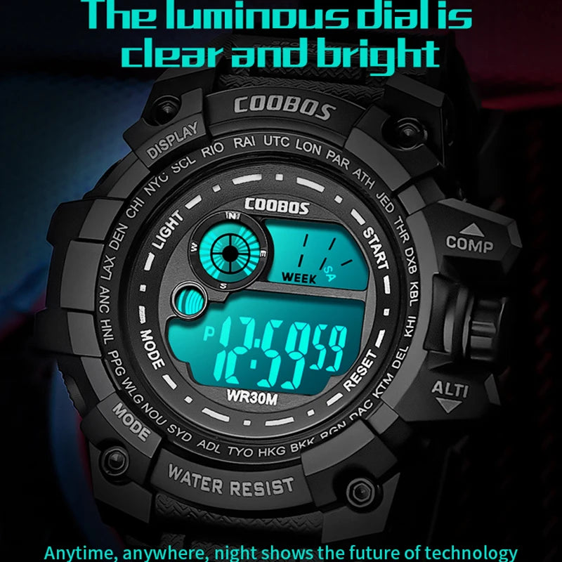 Men Sport Watch Waterproof