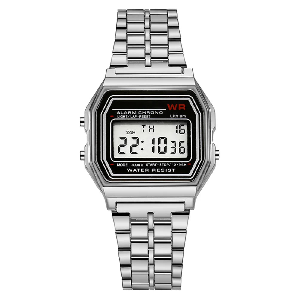 Rose Gold Silver Watch Unisex