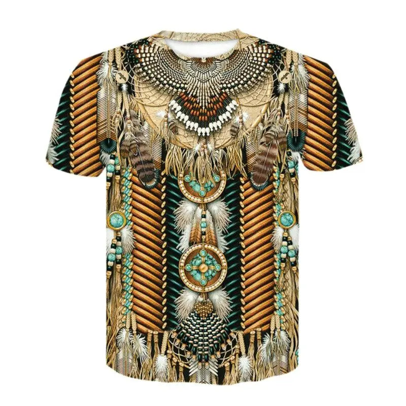 T-shirt unisex con stampa 3D Eagle Wolf