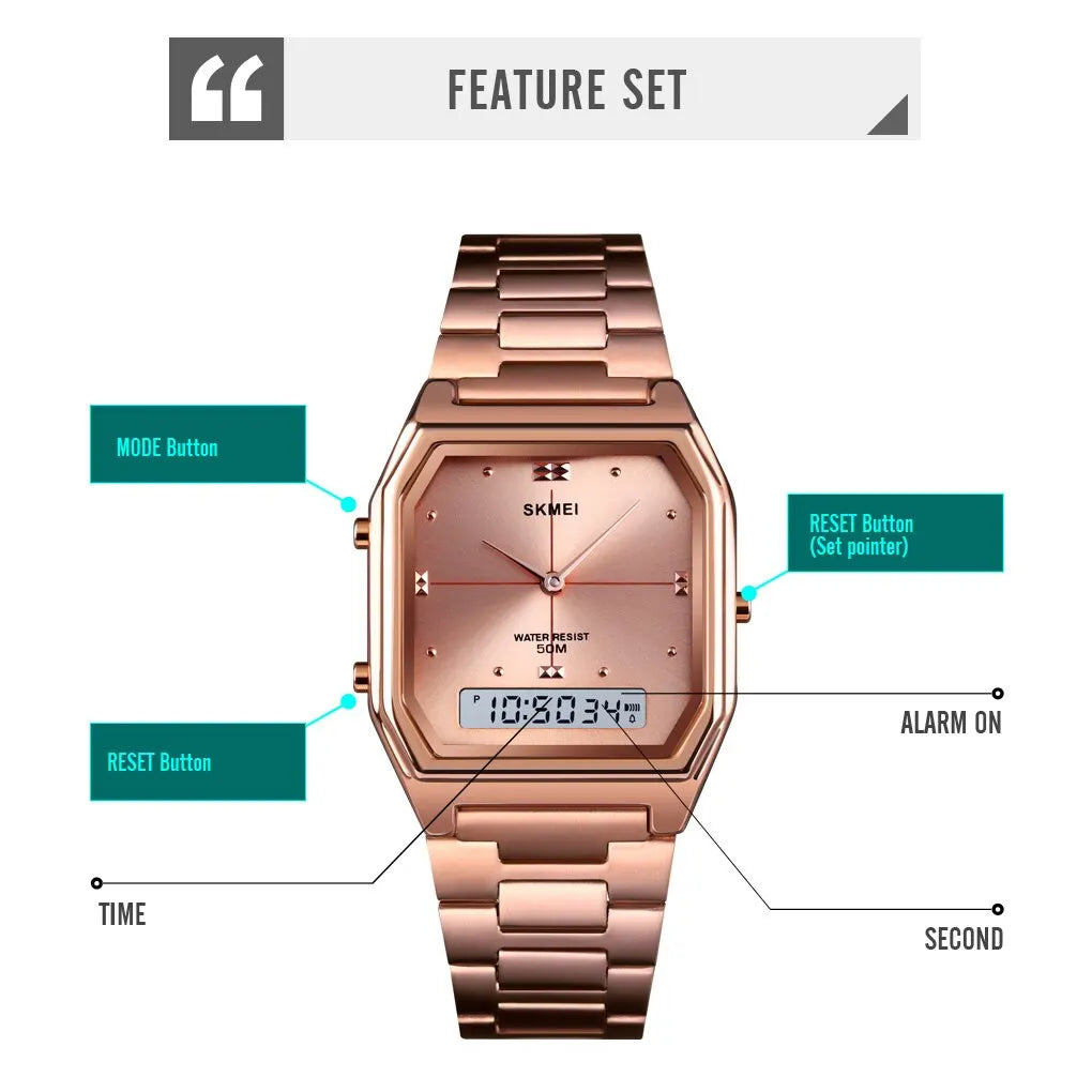 Unisex Stainless Steel watch