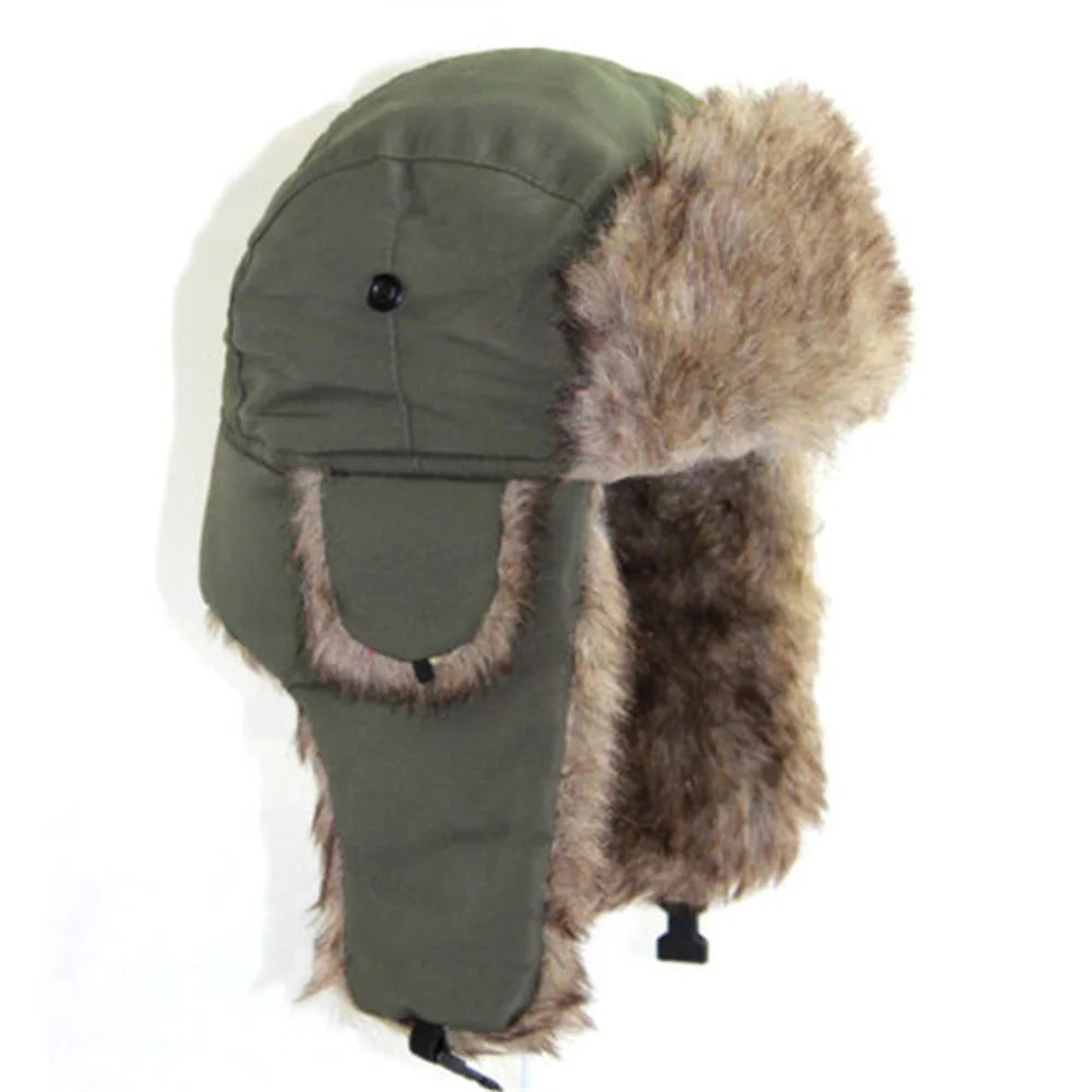 Cappello russo da uomo impermeabile