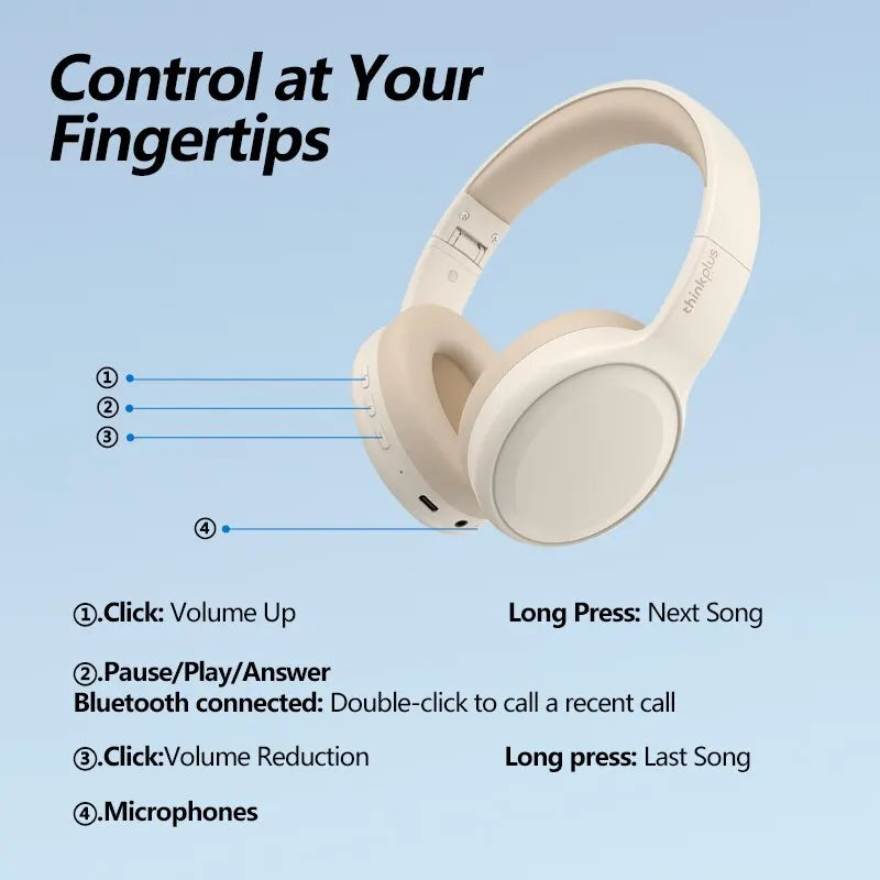 Lenovo TH30 Wireless Headphones - admstore