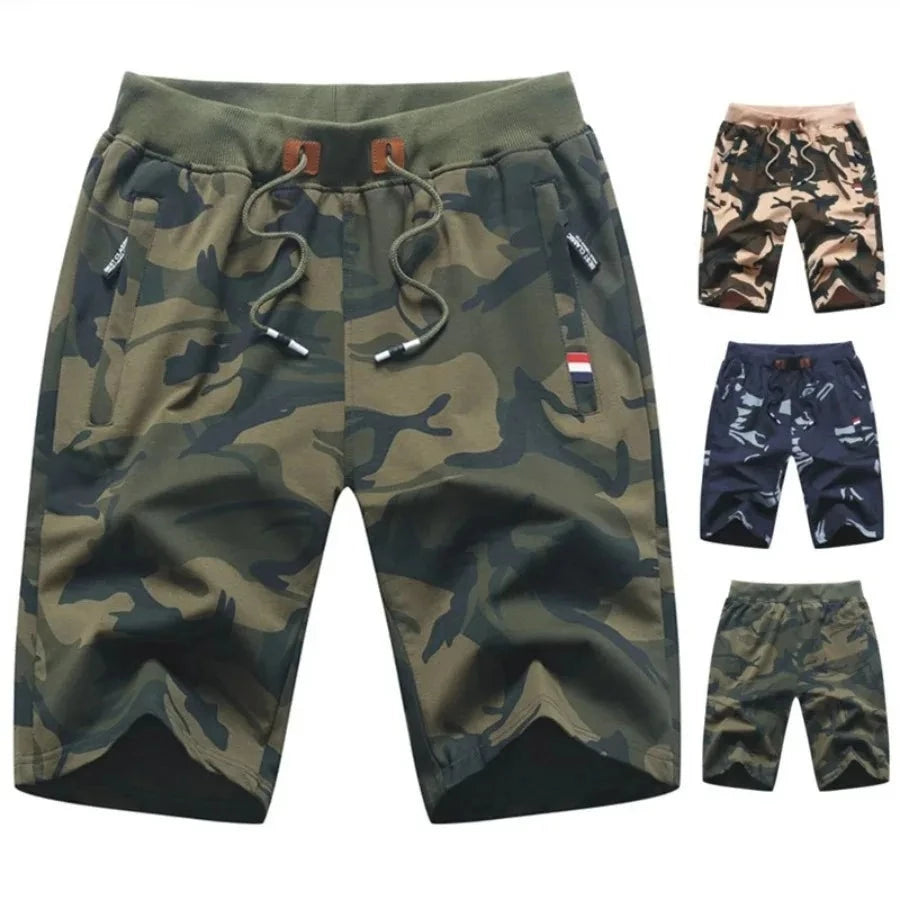 Men Casual Shorts Cotton