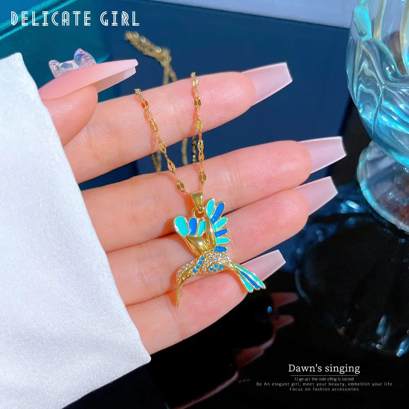 Collar de acero inoxidable para mujer