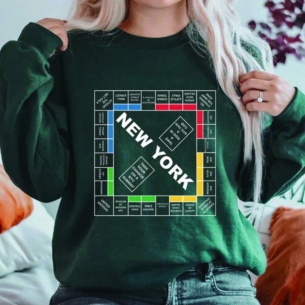Unisex New York Monopoly Sweater