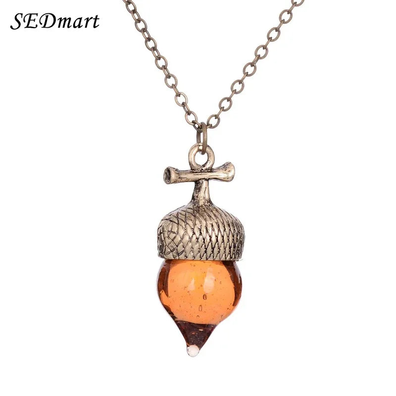 Women Necklace Orange Quartz - admstore