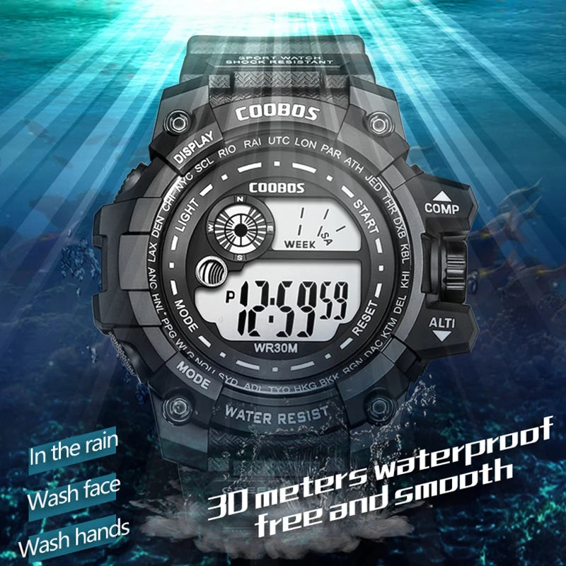 Men Sport Watch Waterproof