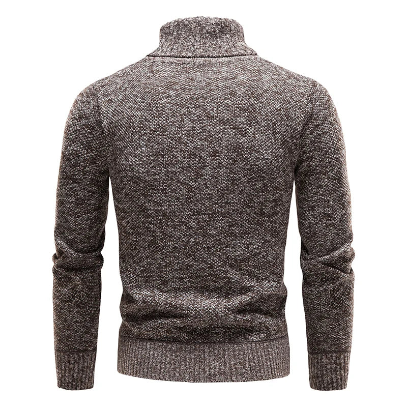 Men Winter Fleece Sweater Elastic