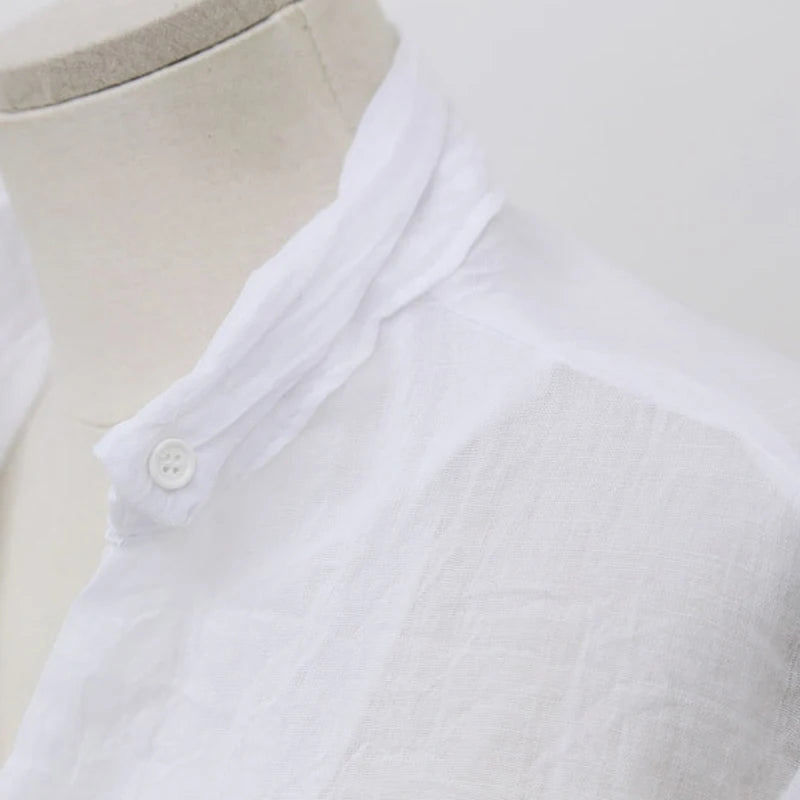 Women Fashion Linen Shirt