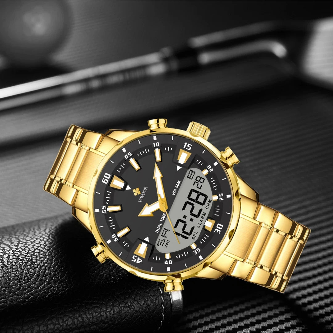 Men New Luxury Digital Watch LED Quartz Waterproof