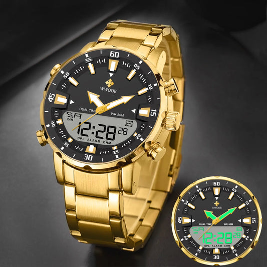 Men New Luxury Digital Watch LED Quartz Waterproof