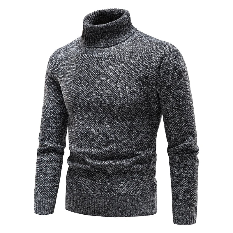 Men Winter Fleece Sweater Elastic