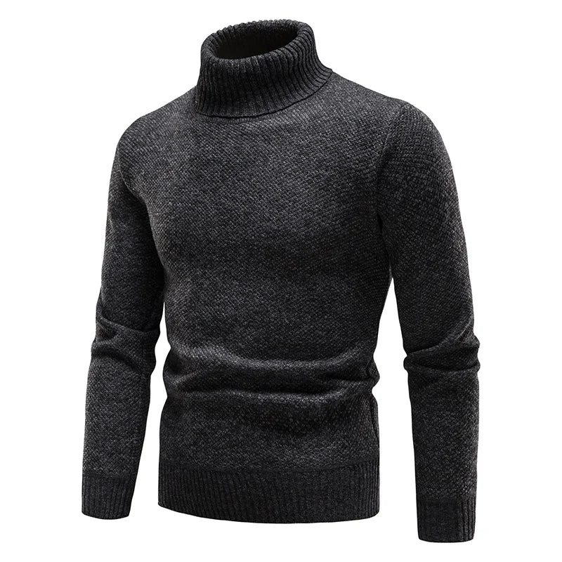 Men Winter Fleece Sweater Elastic